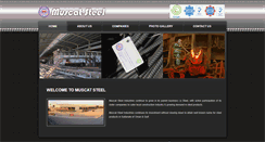 Desktop Screenshot of muscatsteel.com